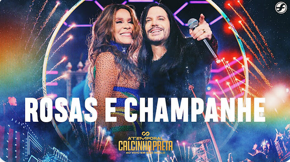 Rosas e Champanhe - Calcinha Preta Rosas e Champanhe - Calcinha Preta